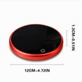 thumbnail image 3 of kkbbma under $5 Ceramic Cup Warmer, Ceramic Mug Warmer Heating Pad, 55℃ Constant Temperature Cup Warmer, Coffee Tea Beverage Warmer Plate, Office Desk Home Appliance, 3 of 6