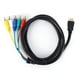 thumbnail image 4 of Cable HDMI a RCA, Conector HDMI Macho a 5 RCA Macho Cable de Componente de Audio y Video para Proyectores HDTV DVD 1080P Plasma TV LCD, 4 of 6