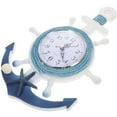 thumbnail image 4 of Tineasur Wooden Wall Clock Decorative for Living Room, 1 Set Stylish Home Decor Timepiece, 4 of 6