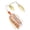 Orange, variant on Metal Hard Fishing Lure Spinner Lure Pike Swivel Fish Tackle Fishing Bearings Bionic Vibrating Swinging Fishing Bait for Bass Trout Salmon Walleye Saltwater Freshwater