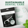 thumbnail image 3 of Dental Floss Picks 300 Count Plant Based Dental Floss Picks Eco Friendly Mint Flavor Tooth Floss, 3 of 6