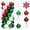 C, variant on Gold Silver Christmas Ball Ornaments Set 50 Count 2.4 Inch Shatterproof Tree Decor
