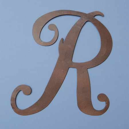 Large Rustic Metal Monogram Letters-RRR - Walmart.com