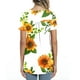 thumbnail image 4 of Blusa corta con cuello redondo y estampado de retazos de encaje a la moda para mujer Pompotops  hfajkhk133566, 4 of 6