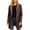 Brown, variant on Leather Jacket for Women Trench Coat Long Loose Button Fleece Lined Jackets Winter Open Front Faux Motorcycle Coats