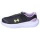 thumbnail image 2 of Zapatos Under Armour Infant Surge 4 para niñas, color negro/morado, modelo 5US, 2 of 9
