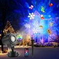 thumbnail image 1 of Proyector de Navidad al aire libre IP65 Proyector LED a prueba de agua Luz de Navidad con control remoto Lámpara de proyección de ondas de agua giratorias 3D Proyector de luz de jardín al aire libre para fiesta de Navidad esquí esquí Gafas de esquí, 1 of 5