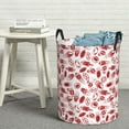 thumbnail image 7 of KLL Red Football Waterproof Foldable Laundry Hamper Bucket with Handles for Storage Bin,Kids Room,Home Organizer (Small ), 7 of 7