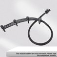thumbnail image 2 of Durability Nylon Braided 6PIN To 4SATA Power Cable For X-1250XM2 X-1050XM2 Module Power Units, 2 of 8