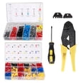 thumbnail image 4 of Wire Crimper Tool Set MultiFunction Terminal Crimper Ratcheting Ferrule Crimping Plier, 4 of 5