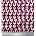 thumbnail image 1 of Soimoi Purple Rayon Fabric Hen Bird Fabric Prints By Yard 56 Inch Wide, 1 of 1