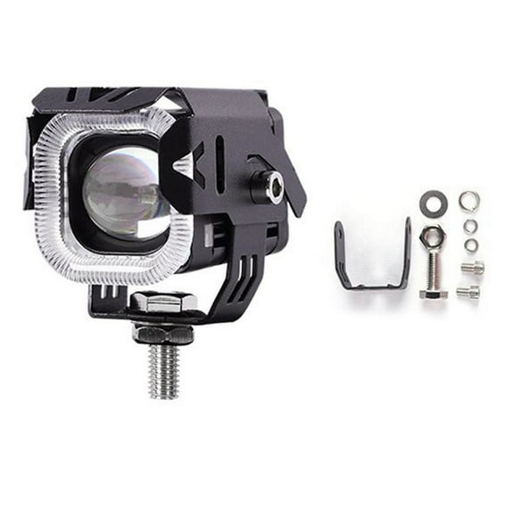 Motorcycle LED spotlight daytime running light red and blue for motorcycle
