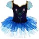 thumbnail image 1 of XL-Princesa Anna Vestido de Ballet para Niñas, Traje de Bailarina de Baile, Malla con Falda, Azul, 1 of 5