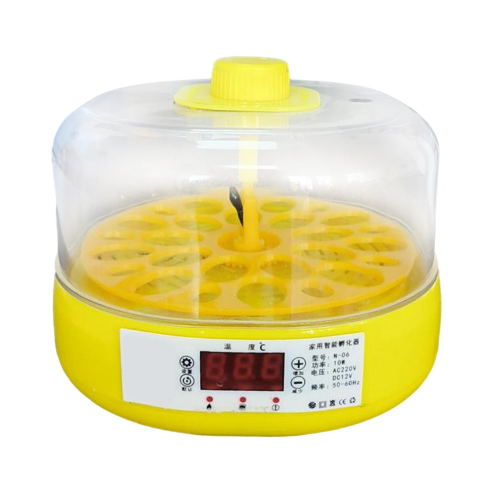 18 Eggs Intelligent Poultry Hatcher Chick Duck Incubator US Adapter for Farm Semi Automatic