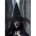 thumbnail image 3 of A-Waroom 1 Pcs Mesh Witch Hat for Women, 3 of 8
