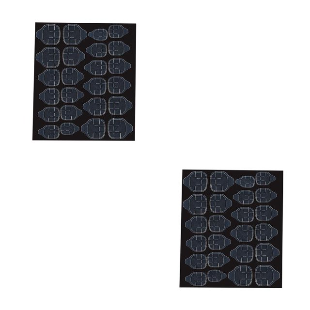 sweethay 12 uds/24 Uds cinta para uñas de doble cara estilo Simple pegatinas autoadhesivas uñas para manicura suministros de maquillaje 24 Uds 24 piezas 2Conjunto