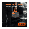 thumbnail image 3 of Maquina Soldadora Inverter Portatil 110v  Lab.G Negro con Anaranjado, 3 of 5