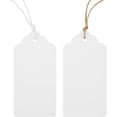 thumbnail image 4 of White Gift Tags with String, Blank 2X4 Inch Tags for Presents, 50 Pcs White 2X4 Inch, 4 of 7