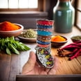 thumbnail image 2 of Turkish Ceramic Bowls Handcrafted - 5 cm Round Decorative Mini Bowls for Spices, Snacks, Soap, Condiments - Set for Kitchen or Home Décor, 2 of 9