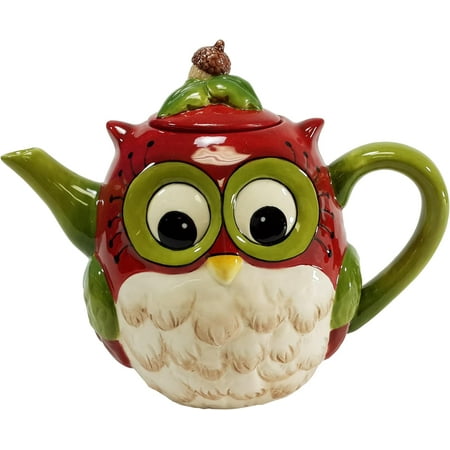 

Ceramic Owl Teapot 6-Inch