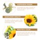 thumbnail image 4 of 3 PCS Artificial Guirnalda de girasol pared colgada de guirnalda decoración decoración de corona, 4 of 6