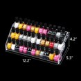 thumbnail image 2 of Sunglasses Organizer Clear Eyeglasses Display Case Eyewear Storage Tray Box For Glasses Tabletop Holder Stand, 2 of 3