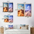 thumbnail image 4 of Designart "Egypt Sahara Dreams horizon II" Egypt Framed Wall Art Set Of 2 - Multi-Color Landscapes Framed Wall Art Set Of 2, 4 of 7