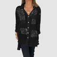 thumbnail image 2 of WEAIXIMIUNG Shirts for Women Trendy Summer Pack Ladies Top Fashion Long Sleeve Lapel Shirt Printed Shirt, 2 of 5