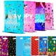 thumbnail image 2 of 10/50 piezas de bolsas de regalo impresas con lunares, bolsas de plástico para dulces, bolsas de botín para fiestas infantiles, suministros de decoración para fiestas de cumpleaños de niños y niñas, 2 of 5
