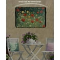 thumbnail image 6 of Outdoor TV Cover 52 to 55 Inch Weatherproof, Red Poppy White Daisy Flower Waterproof TV Screen Protector for Outside Decor with Zipper and Pocket 52"L x 30"H , Rustic Nature Scenery, 6 of 7