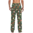 thumbnail image 4 of FORMRS Mens Pajama Pants with Pockets Soft Cotton Sleepwear Lounge Bottoms, Sizes S-2XL, Forest Mushroom Pattern, 4 of 7