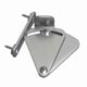 thumbnail image 1 of Carbon Steel Barn Door Latch Pull Handle Hardware Silver Tone, 1 of 4