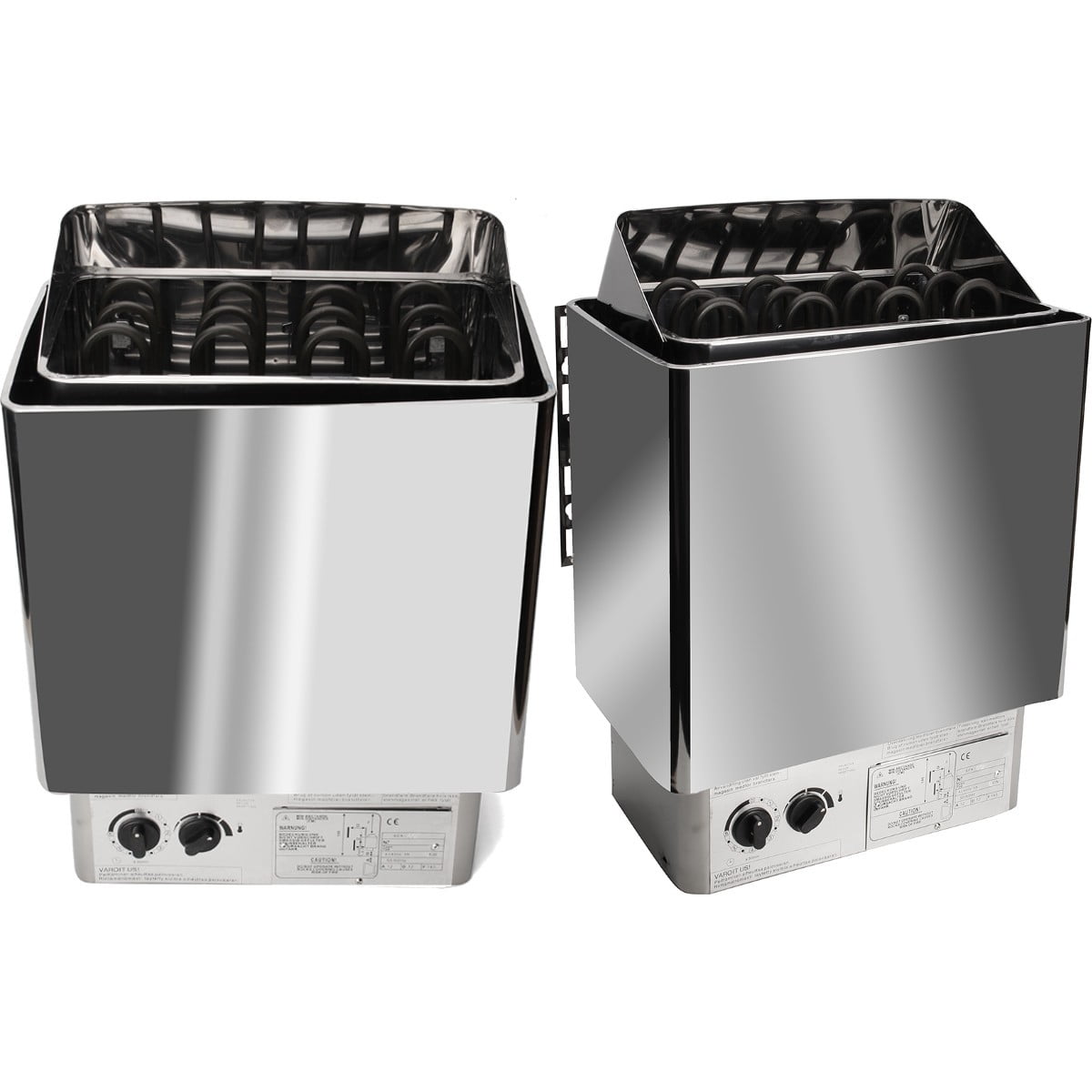 6KW 220V-380V Sauna Heater Stove Wet & Dry Stainless Steel External Control 0~7 hour by