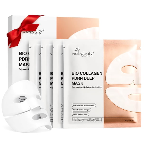 Mascarilla Facial VIABEAUTY Bio Colágeno con PDRN y Ácido Hialurónico