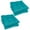 Aqua Blue, variant on Blazing Needles 916X16SQ-T-6CH-TW-RR 16 in. Solid Twill Square Tufted Chair Cushions, Ruby Red - Set of 6