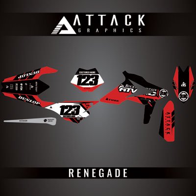 Attack Graphics Custom Renegade Complete Bike Graphics Kit for Beta 500 RR-S 2018