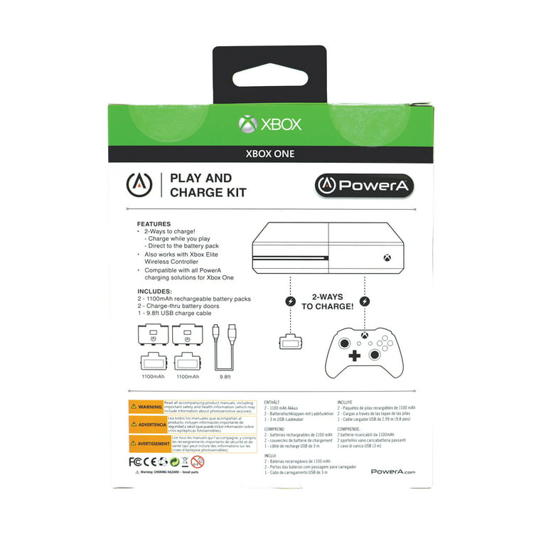 Accessoire pour manette Xbox One Kit Play et Charge Xbox Series