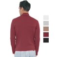 thumbnail image 3 of Stretch Is Comfort Men's Ribbed Long Sleeve Mock Neck Turtleneck | Adult Small- 3x, 3 of 6