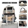 thumbnail image 3 of FORMRS Mini Backpack Purse for Women Travel Daypack Casual Shoulder Bag, Floating Whale, 3 of 7