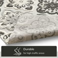 thumbnail image 2 of Well Woven Bodrum Grey Indoor/Outdoor Floral Panel 5'3" x 7'3" Area Rug, 2 of 10