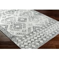 thumbnail image 3 of Hauteloom Adan Recycled Material Living Room, Bedroom Area Rug - Bohemian, Transitional - Light Gray, Light Slate, White - 6' x 9', 3 of 8