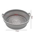 thumbnail image 2 of Foldable Air Fryer Silicone Liners, Air Fryer Silicone Pot Reusable Easy Cleaning Save Space Air Fryer Accessories B Grey, 2 of 2