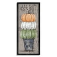 thumbnail image 2 of Stupell Industries Rustic Pumpkin Gourd Harvest Produce Grain Pattern Framed Wall Art, 10 x 24, Design by Julie Norkus, 2 of 5