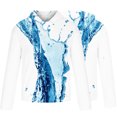 thumbnail image 3 of Sudadera informal con estampado de degradado y media cremallera para hombre Pompotops  oipoqjl52304, 3 of 5