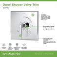 thumbnail image 3 of Duro Shower Valve Trim in Polished Chrome (Valve Not Included), 3 of 3