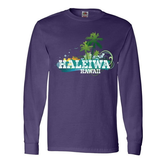 Inktastic Haleiwa Hawaii Vacation Long Sleeve T-Shirt