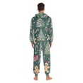 thumbnail image 4 of FORMRS Onesies Pajama for Adults Unisex Hoodie Winter Jumpsuit One Piece Sleepwear, Sizes S-2XL, Red Christmas Gingerbread, 4 of 7