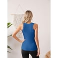 thumbnail image 6 of Womens Summer Tank Tops Crewneck Sleeveless Shirts Tanks Slim Fitted Casual Basic Tee Shirt, 6 of 6