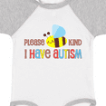 thumbnail image 4 of Inktastic Please Bee Kind, I Have Autism Boys or Girls Baby Bodysuit, 4 of 5