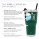 thumbnail image 3 of Vaso Simple Modern de acero inoxidable de 900 ml con licencia de la NCAA, 3 of 4